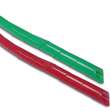 ELECTRIDUCT Spiral Cable Wrap 1/4" Holiday Colors-200FT (100ft Green + 100ft Red) WL-SW-025-XMAS-100